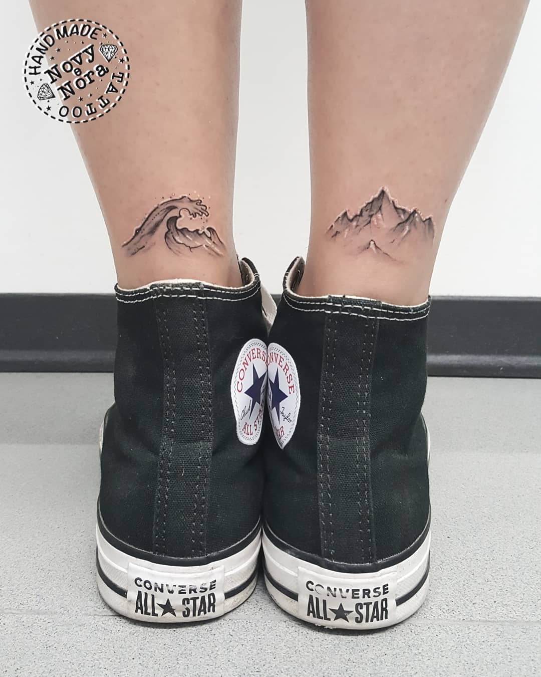 Tattoo tagged with landscape line mountain nature portrait sea   inkedappcom