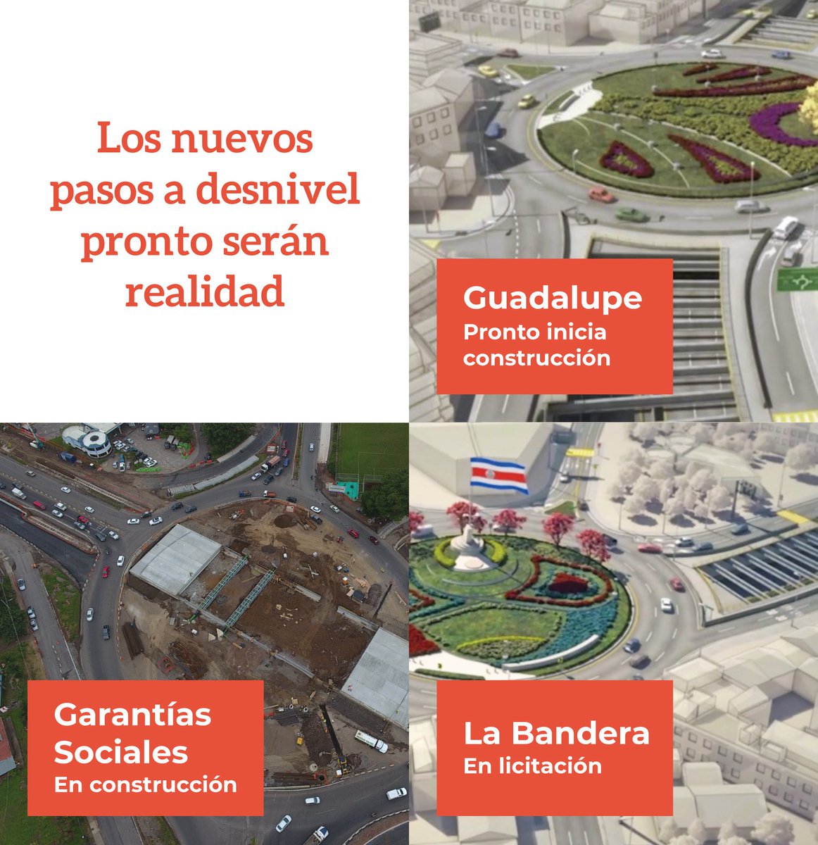 CarlosAlvQ's tweet image. Los nuevos pasos a desnivel en Circunvalación pronto serán realidad. Las Garantías Sociales ya muestra una notoria evolución y los pasos en La Bandera y Guadalupe siguen un rumbo claro.