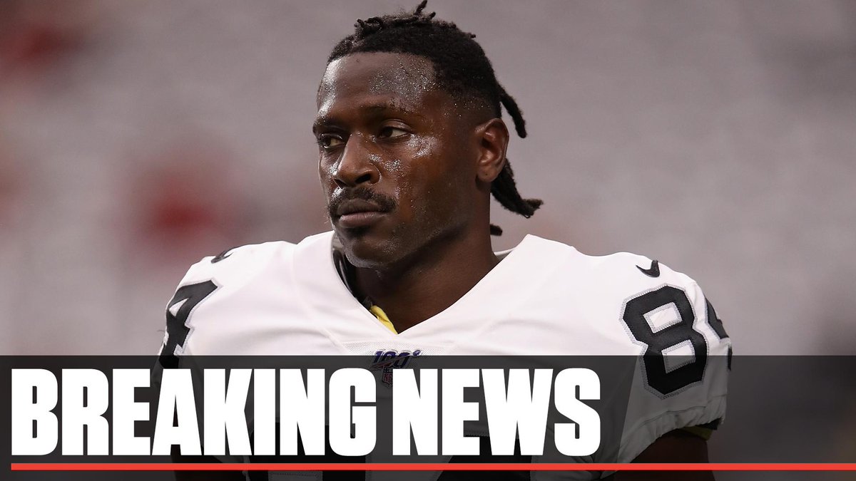 SportsCenter's tweet image. Breaking: The Raiders have released Antonio Brown, the team has announced.