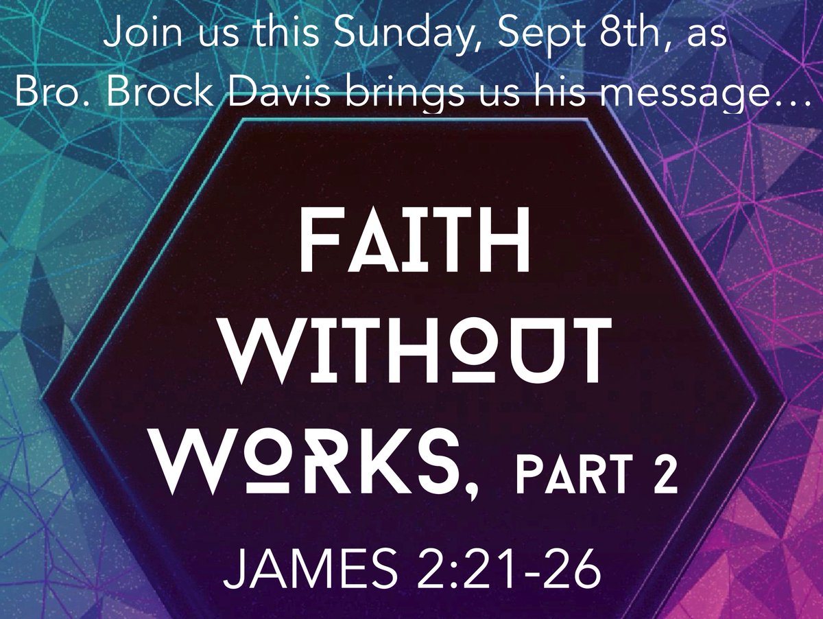 OBCHouston's tweet image. #FaithWithoutWorks
#James2
#TheBookofJames
#ComeWorshipWithUs
