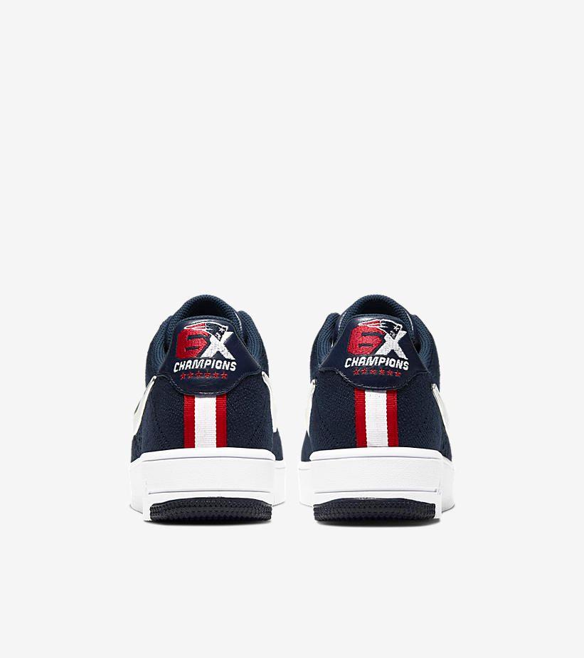 patriots 6x championship air force 1s