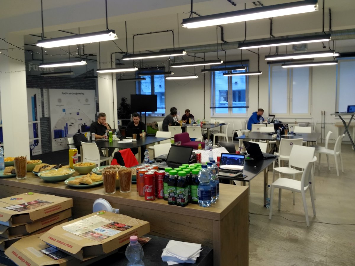 ignacy130's tweet image. Back at Hackathon! #CSDistributedHackathon this time
Partial teamwork results at github.com/ignacy130/Scalโฆ