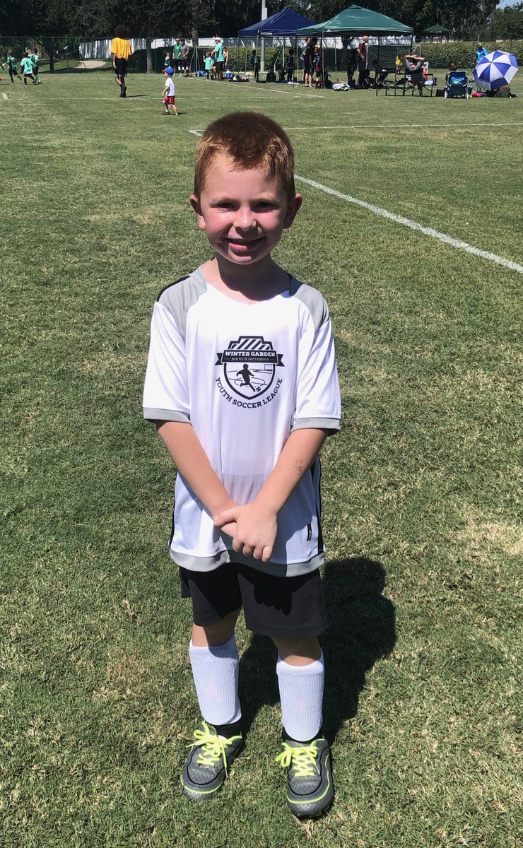 KarenMChenoweth's tweet photo. Year 3 Kickoff day for soccer! He’s a busy boy with soccer, swimming, and Scouts. #7 #JackMichael Always happy. Always ready for an adventure. Love this boy who has grown so much in one year! ❤️ https://t.co/A7VeGGKArr