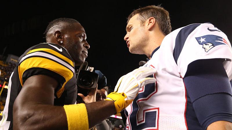 NESN's tweet photo. The Patriots are the betting favorite to sign Antonio Brown, because of course they are. https://t.co/VjU7jRSMJT https://t.co/MsDtKHUWOL