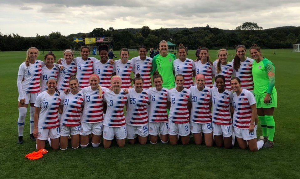 USYNT's tweet photo. The U-23 #USWNT won the 2019 Nordic Cup 🏆with three W's over strong European opponents! 🎆

🇺🇸 1 - 0 🏴󠁧󠁢󠁥󠁮󠁧󠁿
🇺🇸 2 - 0 🇳🇴
🇺🇸 1 (5) - 0 (4) 🇸🇪 https://t.co/nzEMIQ5tEK
