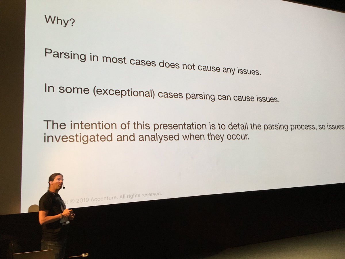 MartinDBA's tweet photo. Ready for brain overload part II: @fritshoogland presenting his research on parsing at #poug19 https://t.co/Cjz4QGeaaG