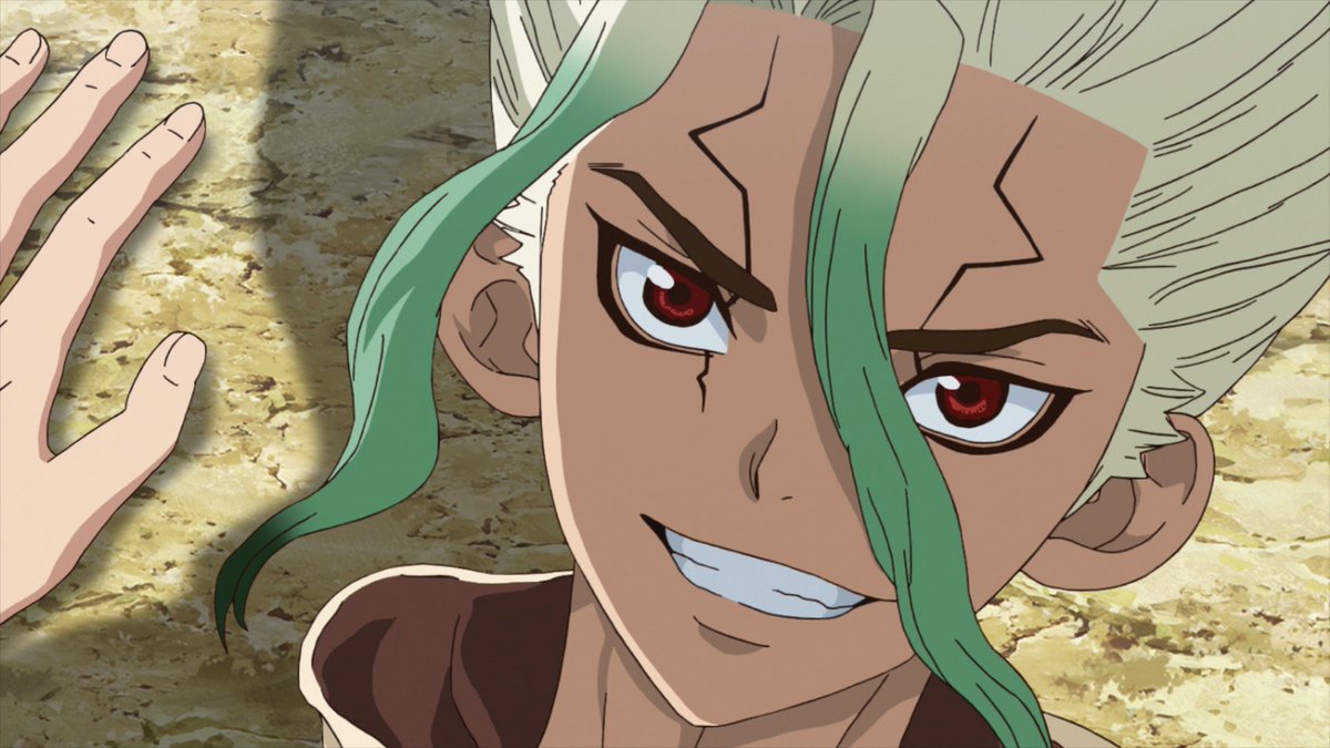 DrStone_ES's tweet photo. "Los hombres son una molestia, en cualquier época." https://t.co/x2eZjCZMRu