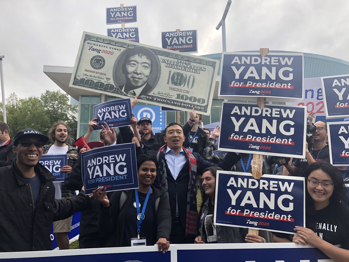 AndrewYang's tweet image. No one beats the #YangGang in New Hampshire 🥊🇺🇸