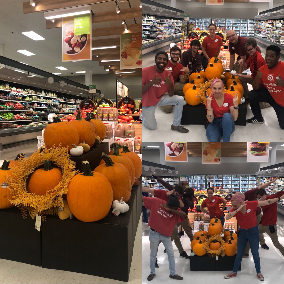 The market team at #t1940 is winning with this pumpkin display! #worksomewhereyoulove <a href="/charliethomas85/">Charlie Thomas</a> <a href="/mindyjohnson36/">Mindy Johnson</a> <a href="/sarah_hunsucker/">Sarah Hunsucker</a> <a href="/Kelsey_VM/">Kelsey Loy</a> @GymBum0027 @gail_forcewins