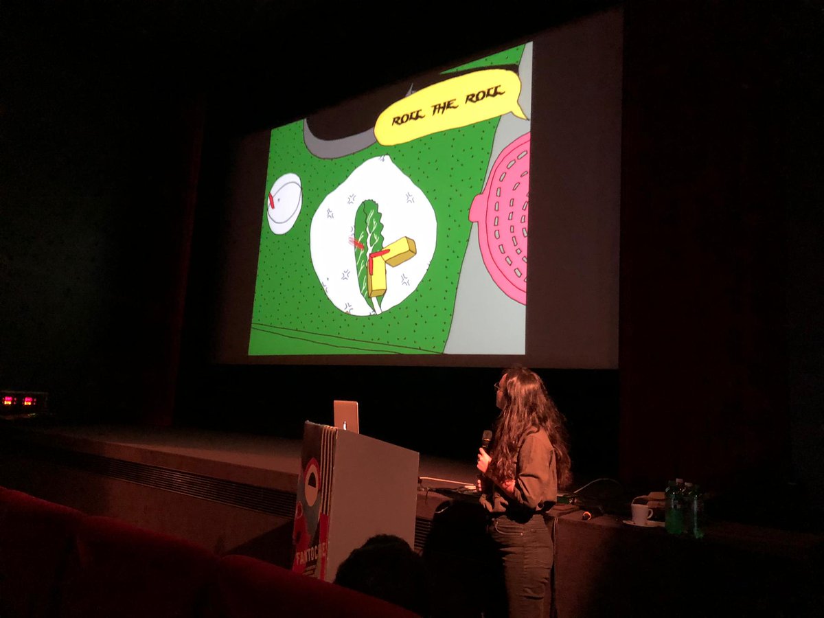 #SwissGames at <a href="/fantoche_baden/">Fantoche</a>
Charlotte Broccard talks about her cooking game Têt,
which is inspired by Wario Ware and Vietnamese Cuisine.
The game teaches the moves and you can learn how to cook the real dish.