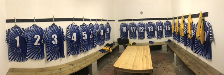 2nd team kit ready to go for today’s match against @Falmouth_Eagles 2nds #gameday #mightyv