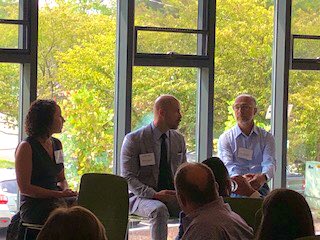 Our very own #expert <a href="/dcordell77/">dcordell77</a> spoke on the <a href="/CoreNetMidAtl/">CoreNet Mid-Atlantic</a> panel - How Design &amp; Material Selection Impact Employee Health and Productivity #interiordesign #wellness #EmployeeExperience