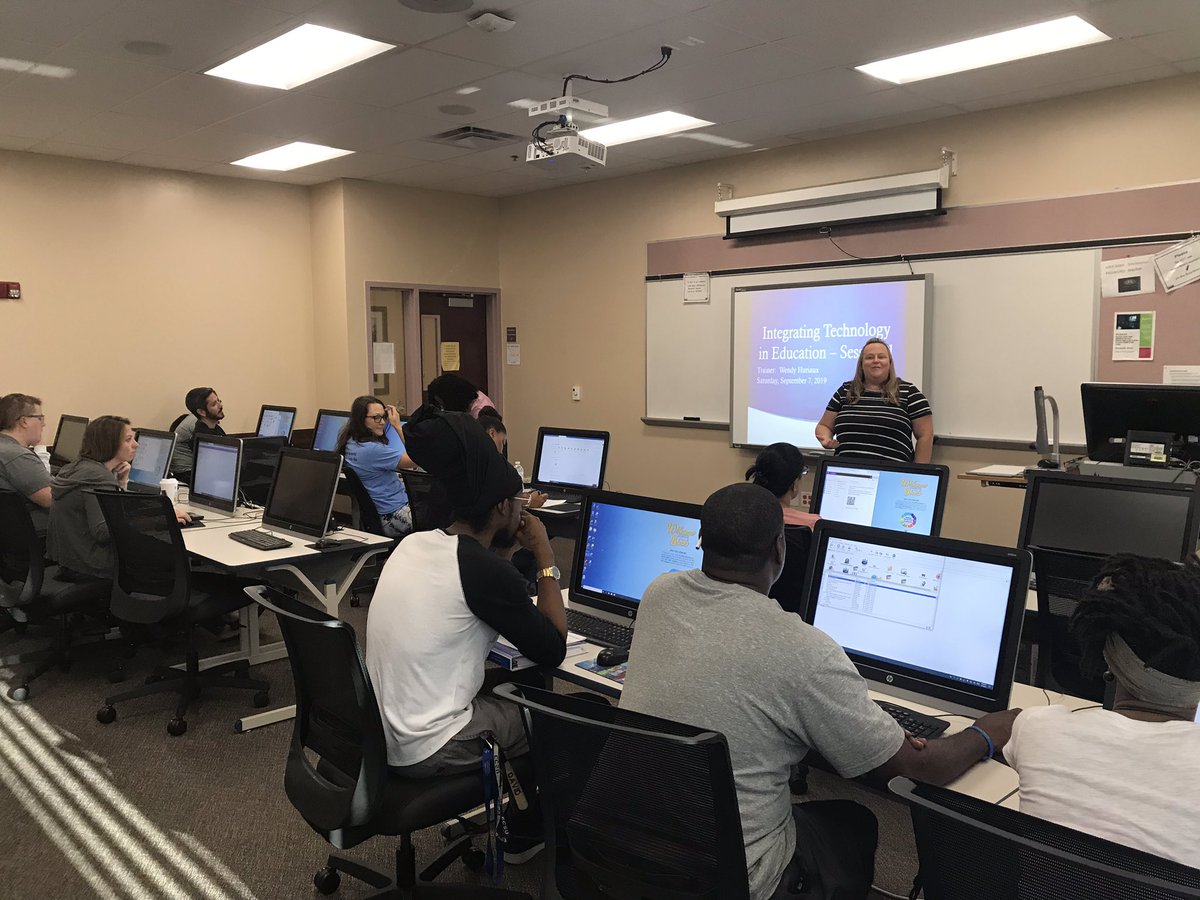 JennaDawson28's tweet photo. Spending this Saturday with @Plugin2Learn as @HCPSACP teachers participate in session 1 of “Integrating Technology in Education”

#TechOutHCPS as #WeClimbTogether https://t.co/ixdLcq60Gs