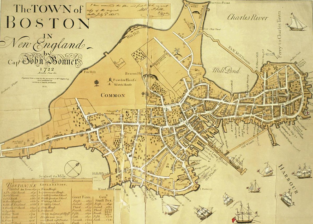 TheFreedomTrail's tweet photo. #OnThisDay Governor Winthrop announced the foundation of the town of Boston on September 7, 1630. Boston, Massachusetts is named after the town of Boston, in the English county of Lincolnshire, from which several prominent colonists emigrated. https://t.co/SuqMNUjdtL
