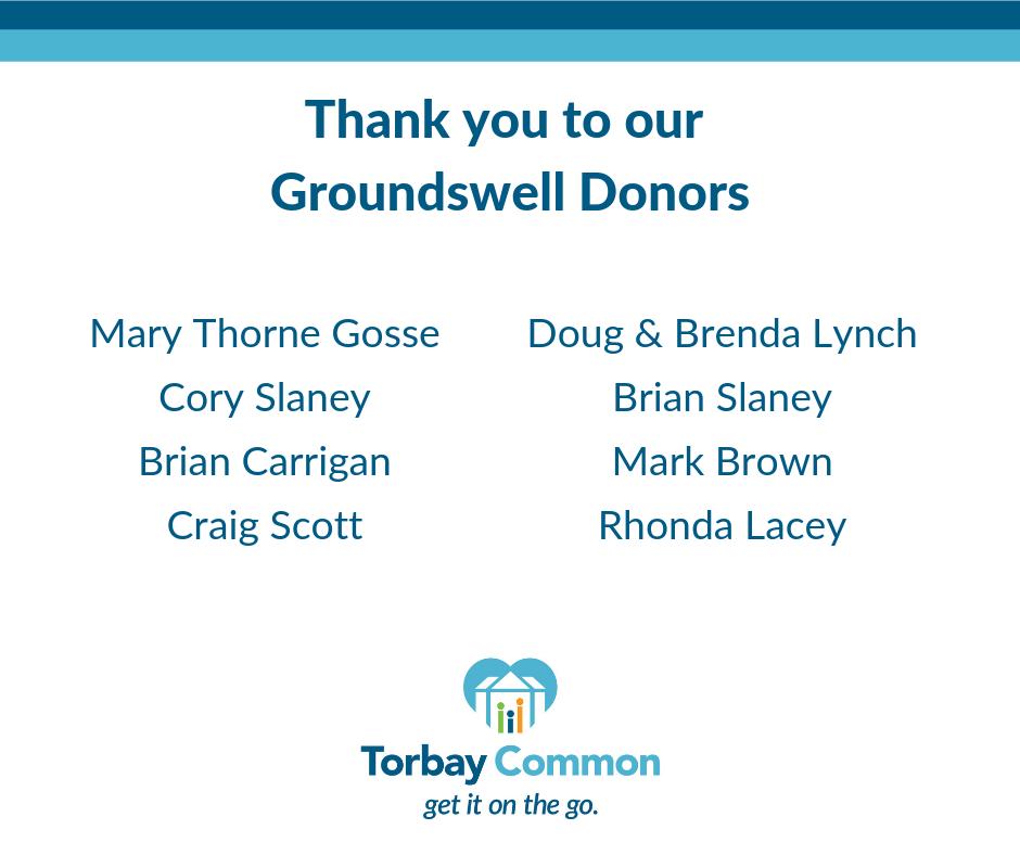 torbaycommon's tweet photo. Thank you to our Groundswell Supporters! Every dollar counts towards reaching our goal.

#GetItOnTheGO #TorbayCommon https://t.co/3LhyjEknQX