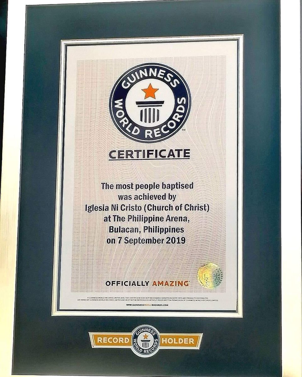 ikay0403's tweet photo. We’re officially amazing! Salamat po Ama sa lahat ng tagumpay ng iyong Iglesia.. pinupuri Ka po namin, Amang Diyos na nasa langit! 🙏😇😭 #INCGrandBaptism2019 https://t.co/JLxKlifTdZ