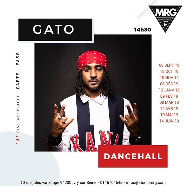 StudioMRG's tweet photo. COURS MENSUEL【 @gatowaye __ #MRGCLASS】
.
#Hiphop
.
◆ Jour：DIMANCHE
◆ Heure ：14H30 | 2pm30
◆ Prix : 🔺15€ sur place🔺 | ▶︎14€ en ligne◀︎
◆ Lieu : @studiomrg
📲 Book your spot on our App / Réserver votre place via notre application https://t.co/99opAEe2xv https://t.co/O3IAQMUi6x
