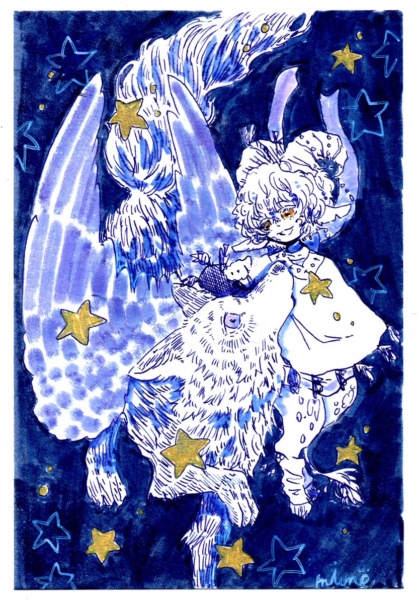 ぽぽんた2号 魔法事典第一巻 先日しうちゃん Siusiu Sousaku にプレゼントさせてもらったイラスト しうちゃん宅のヴァルくんとうちのナズナです 獣使い魔コンビ ヴァルくんだいすきなの