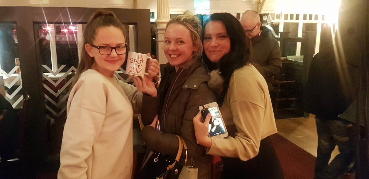 HotSpotQuiz's tweet photo. Don't be a mug, Win One! - on the @HotSpotQuiz 4 Nights a week!
Lucky ladies @IsobelSpencer_ & @MickiTowers weren't interested in coming 1st, 2nd or 3rd, they just wanted the #HotSpotQuiz #MugsInTheMiddle #CoffeeMug #TeaMug #CocoMug https://t.co/MoQcL7OT0Q