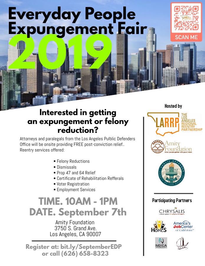 LAReentry's tweet photo. Change your life with changing your record this morning at the Amity Foundation!
Walk ins are welcomed!!!
#SeptemberEverdayPeople
#LAReentry
#TimeDone https://t.co/OaixXxWben