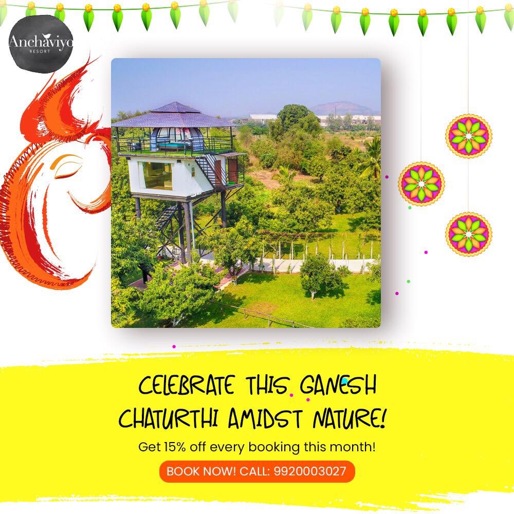 Anchaviyo's tweet photo. It’s time to celebrate with your family away from the chaotic city! 
Get 15% off on all bookings this month! 
What are you waiting for? 
Book your stay at Anchaviyo today - https://t.co/AAE20HAAwE https://t.co/TcX0dTiWXH