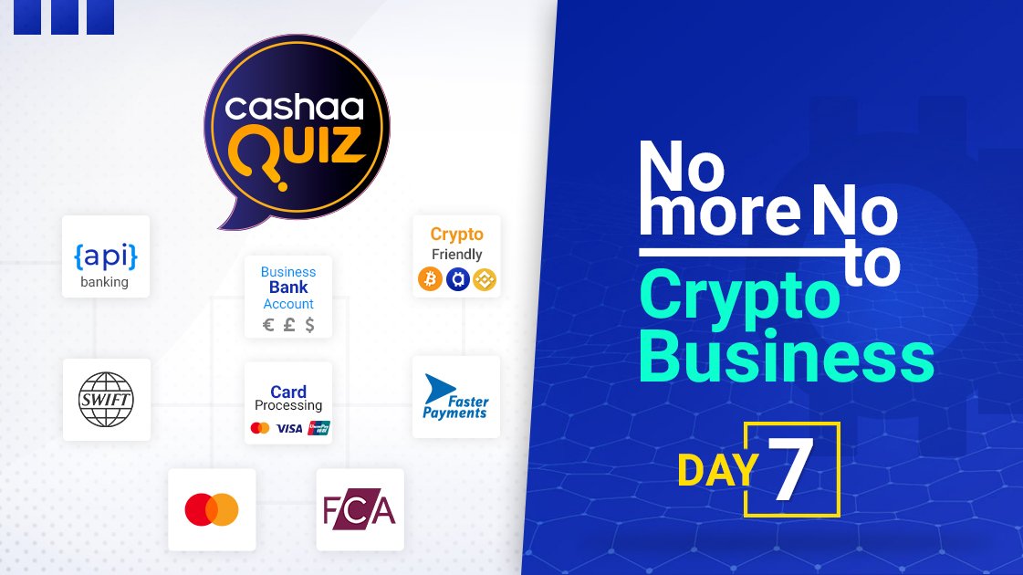 Cashaa (@yourcashaa) on Twitter photo <a href="/cz_binance/">CZ 🔶 BNB</a> <a href="/cointradernik/">Nik</a> <a href="/DiaryofaMadeMan/">Ian Balina</a> <a href="/bchaininsider/">Blockchain Insider Podcast</a> @barrysilbert <a href="/ClayCollins/">clay.c/</a> <a href="/crypto_bobby/">Rob Paone</a> <a href="/Crypto_Daily/">Crypto Daily</a> <a href="/dtapscott/">Don Tapscott</a> <a href="/BinanceJE/">Binance.je</a> <a href="/JeffKauflin/">Jeff Kauflin</a> <a href="/neha/">Neha Narula</a> ⏰Today's question 3:
🤩What is the discount a #business can get on the #exchange fee if using #CAS?🤔
a) 25%
b) 50%
c) 75%
d) 10%
Rules: bit.ly/2k0VEg4✅
<a href="/HuobiGlobal/">火币HTX</a> <a href="/hitbtc/">HitBTC</a> <a href="/kucoincom/">KuCoin</a>
#banking #crypto #CAS <a href="/cz_binance/">CZ 🔶 BNB</a> <a href="/cointradernik/">Nik</a> <a href="/DiaryofaMadeMan/">Ian Balina</a> <a href="/bchaininsider/">Blockchain Insider Podcast</a> @barrysilbert <a href="/ClayCollins/">clay.c/</a> <a href="/crypto_bobby/">Rob Paone</a> <a href="/Crypto_Daily/">Crypto Daily</a> <a href="/dtapscott/">Don Tapscott</a> <a href="/BinanceJE/">Binance.je</a> <a href="/JeffKauflin/">Jeff Kauflin</a> <a href="/neha/">Neha Narula</a> ⏰Today's question 3:
🤩What is the discount a #business can get on the #exchange fee if using #CAS?🤔
a) 25%
b) 50%
c) 75%
d) 10%
Rules: bit.ly/2k0VEg4✅
<a href="/HuobiGlobal/">火币HTX</a> <a href="/hitbtc/">HitBTC</a> <a href="/kucoincom/">KuCoin</a>
#banking #crypto #CAS
