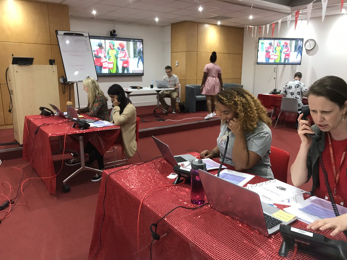 Was thrilled to help lead on our first ever Thankathon at #RedCross thanking some of our loyal and amazing supporters. We thanked good! #PowerOfKindness