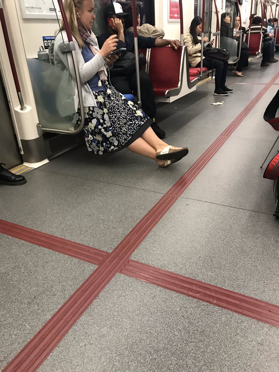 Directional indicators in Toronto’s subway cars 💯