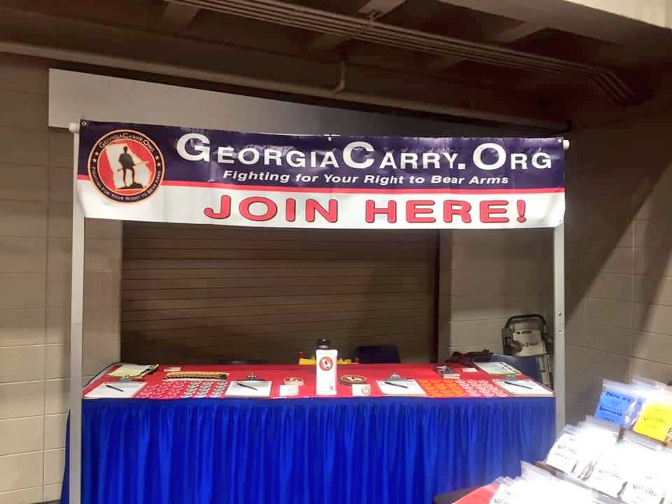 Membership table ready to go at the Gem Capitol Gun Show.
Cobb Civic Center
548 South Cobb Parkway
Marietta, Georgia 30060
Looks to be a great show!! #GeorgiaCarry #gunsandammo