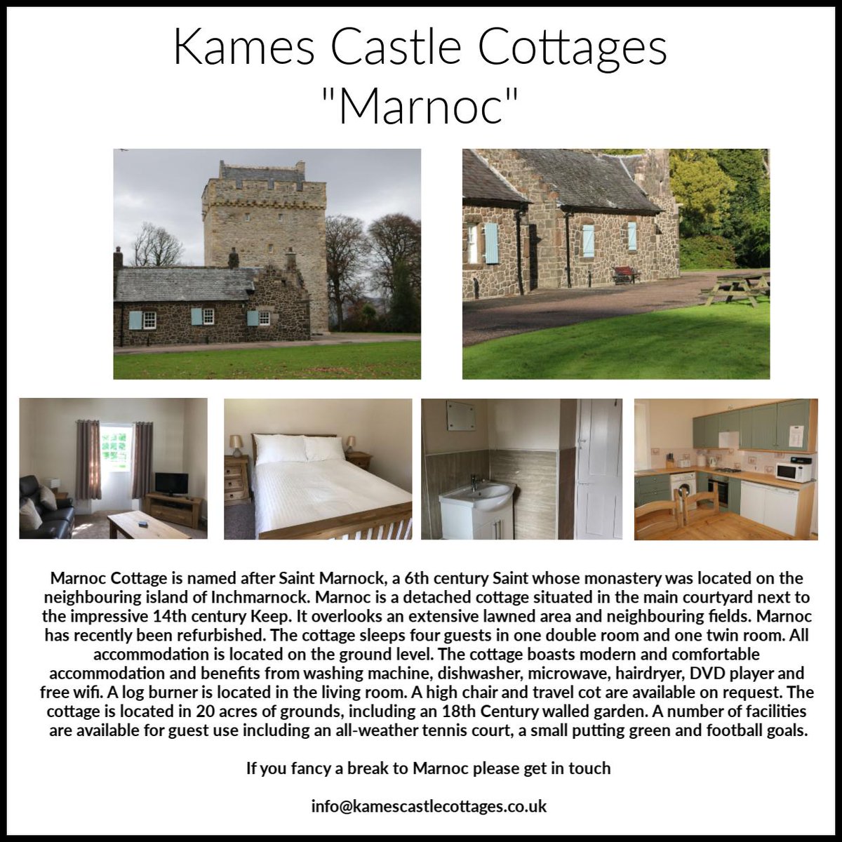 #HHPS #Marnoc #Kamescastlecottages #isleofbute #propertyservices #visitbute #visitscotland