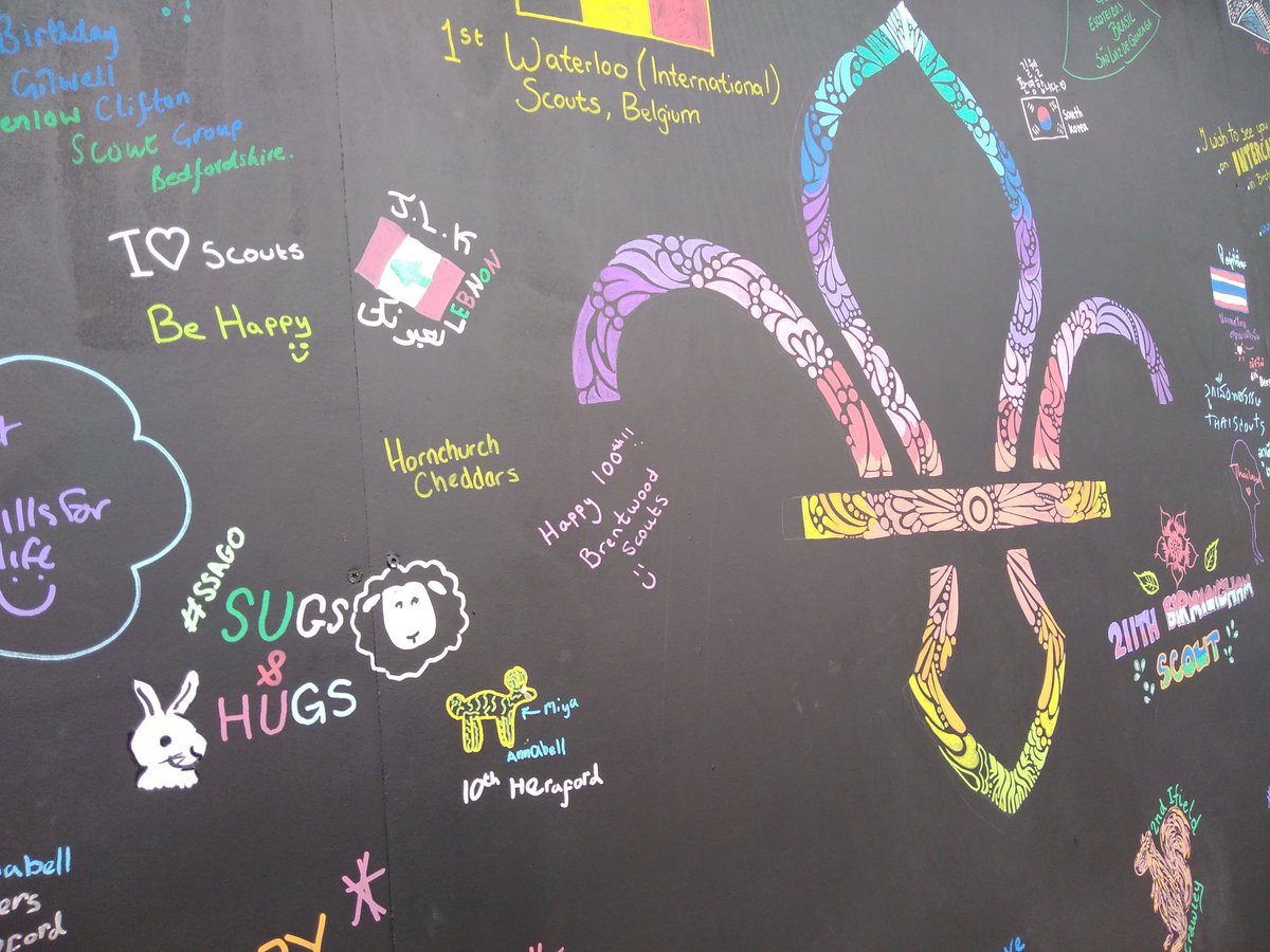 SUGS_SSAGO's tweet photo. Adeed our mark to the wall at #gilwellreunion! @HallamUnionGS https://t.co/eKk9oE9VaP
