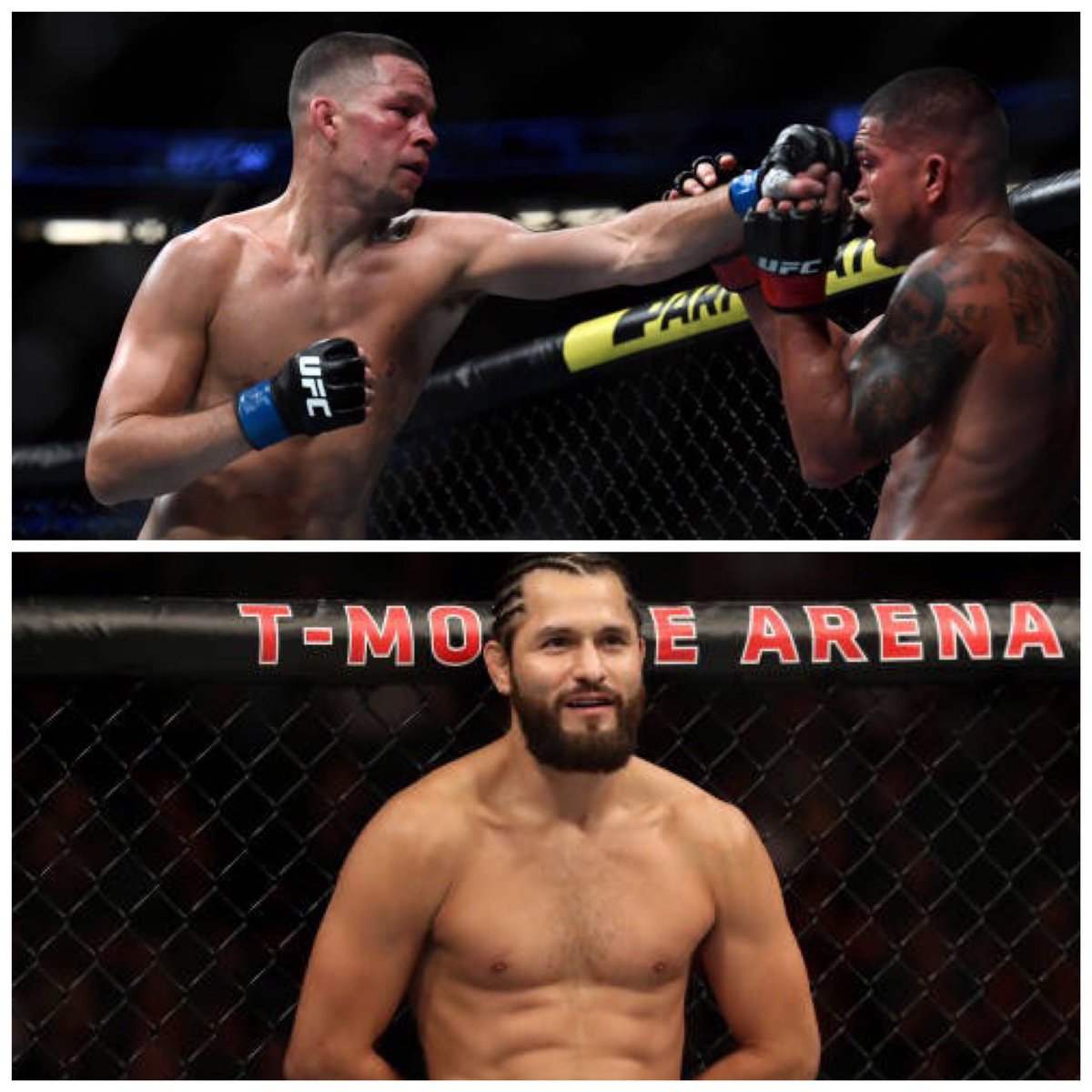 bokamotoESPN's tweet image. Breaking: Nate Diaz vs. Jorge Masvidal will HEADLINE UFC 244 on Nov. 2 in NYC, per Dana White.
