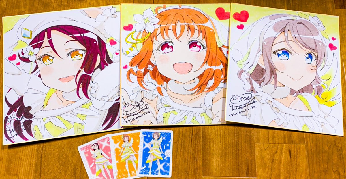 明日コミトレで頒布する色紙??⚓️
かなり可愛く描けたので渡すのがもったいない(笑 
