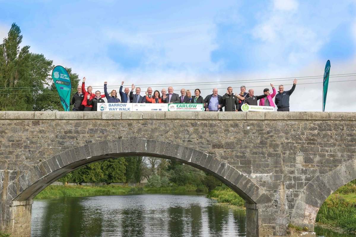 Yesterday saw the launch of the 2019 #BarrowWayWalk which will take place with NINE walks of varying distances across Kildare, Carlow and Laois along the River Barrow on September, 29th. 🚶‍♀️🚶‍♂️