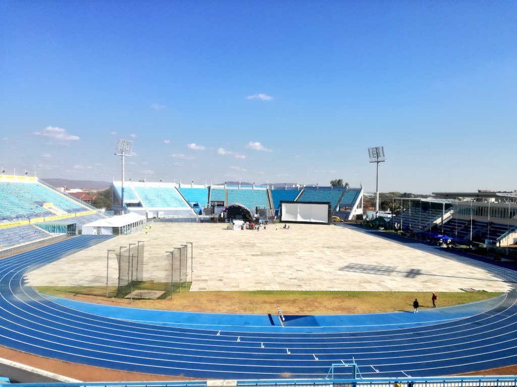 BwGimc's tweet photo. 📸|..Its going down here at the Botswana🇧🇼 National Stadium today (Saturday September 7th 2019), the highly anticipated #GIMCFest, which closes down #GIMCWeek
#GIMC2019 #PitsoYaBotlhokwa https://t.co/JxRLKVEceg
