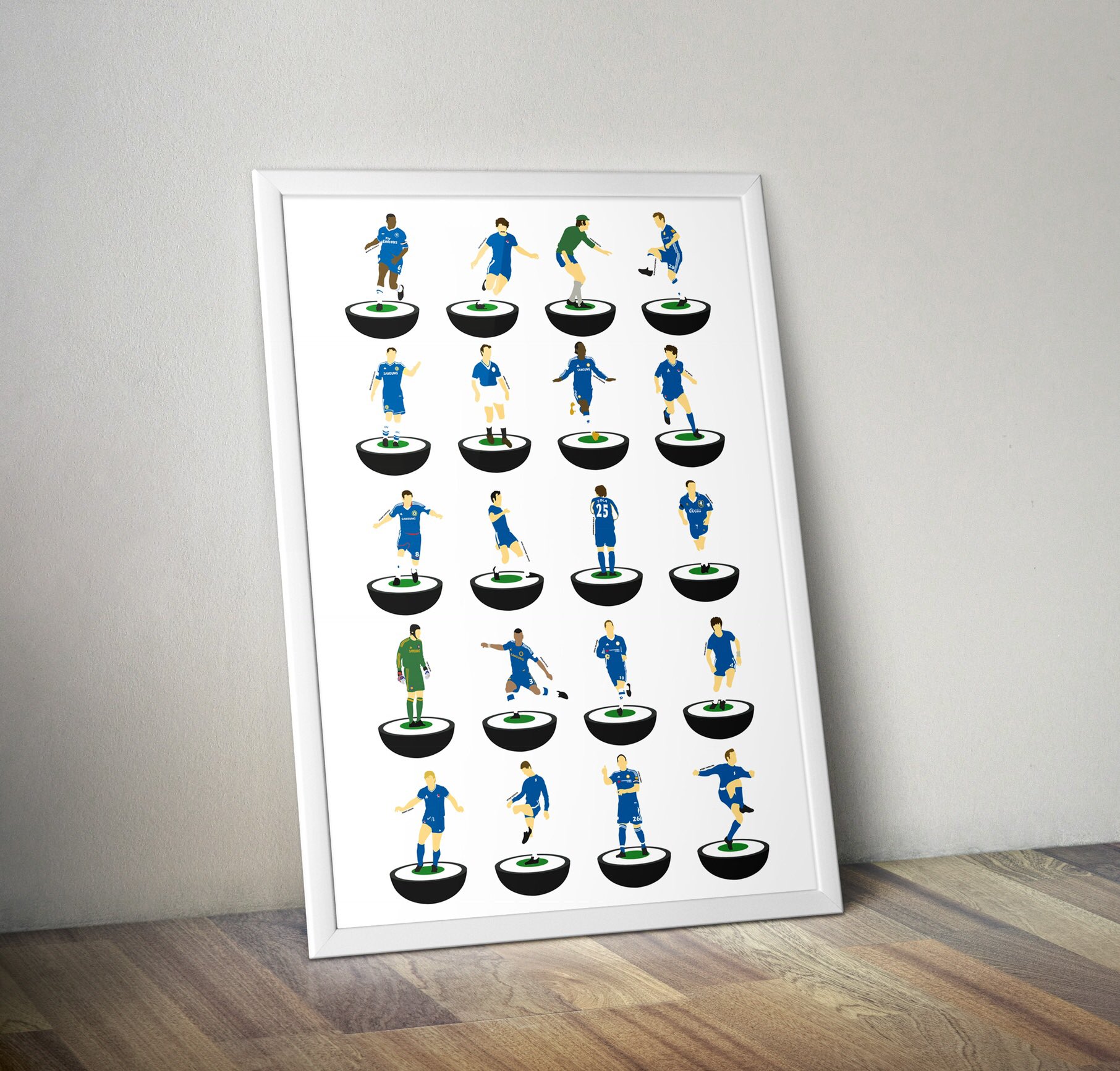 Happy Birthday to Marcel Desailly. The Frenchman appears on our Chelsea legends print   