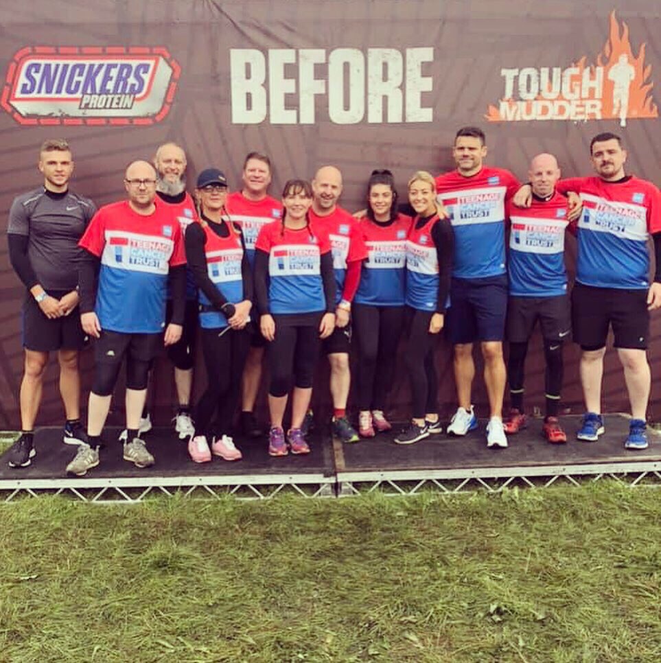 World_of_WiLL0's tweet photo. Brilliant day doing tough mudder today with the work colleagues and all for a great cause! #toughmudder #tennagecancertrust #teamTis @TIS__UK https://t.co/Z1ZLgYikVK