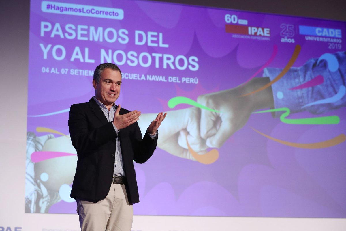Agencia_Andina's tweet photo. [Fotogalería 📸] El presidente del Consejo de Ministros, Salvador del Solar, participó en el CADE Universitario 2019 #CADEuni https://t.co/kwHV4ilZ2E https://t.co/0kWoQB5ICL