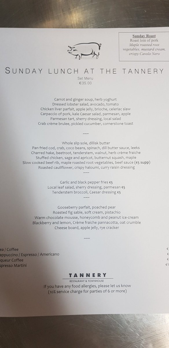 SamBurfield's tweet photo. @TanneryDungarva @paulflynnchef  #sundayroast https://t.co/wdTj1UgToU