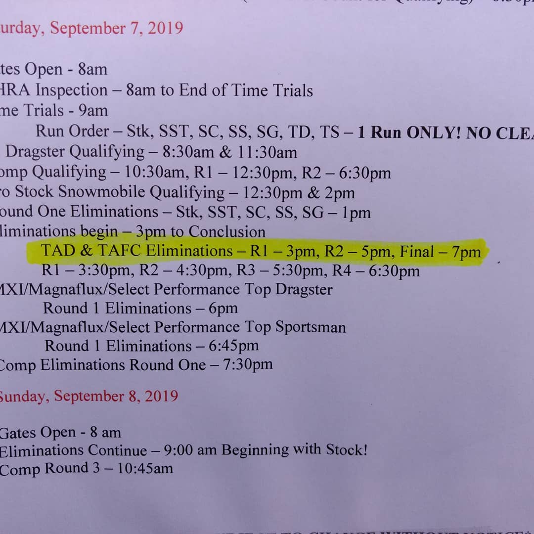 jayfollowadream's tweet photo. Good Morning from chilly NH! It's 54° and we are ready to run! We skipped Q3 last night due to the weather. If you are in the area come see us! #FollowADream #SafetyKleen #Jegs #Clevite #Gates #Miller #Goodson #ARP #Mahle #LucasOil #Meguires #Permatex #JEPistons #CraneCams #NGK https://t.co/0mbXuWa2aF