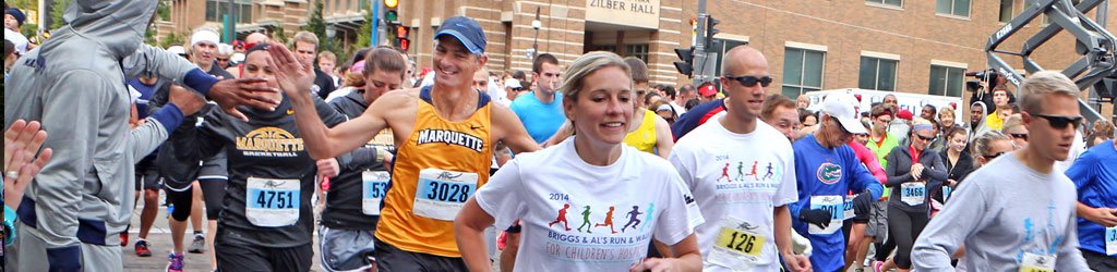 Wellness4MU's tweet photo. Join 16,000 other participants for the 41st annual Briggs &amp;  Al's Run &amp; Walk for Children's Hospital on Saturday, September 14th – A WEEK FROM TODAY - at 10:30 AM on the corner of 12th &amp; Wisconsin! Visit https://t.co/4avWX9jNpT
for more info! https://t.co/5vwFStJBNt