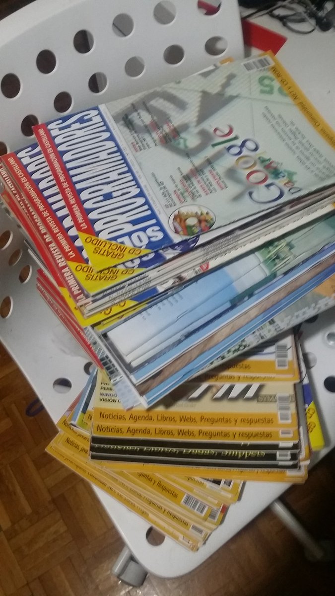 burkan21's tweet image. Me da pena tirar ésta colección de revistas  #SoloProgramadores 😑
Si alguien  los quiere (Madrid).. que me mande un mensaje.
Los guardo hasta el finde que viene.