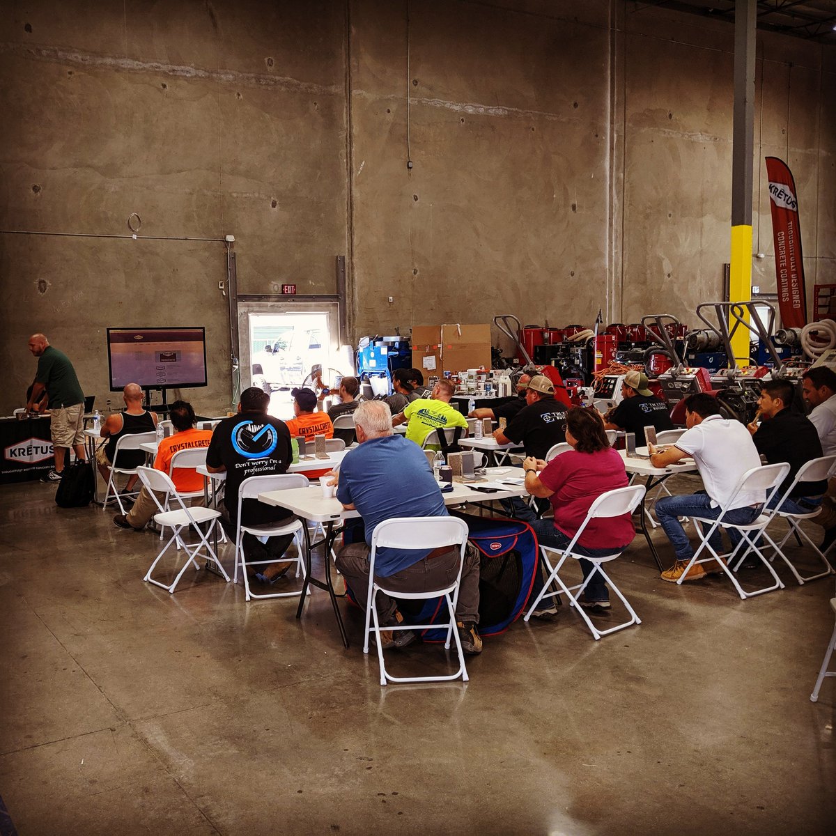 Cove Base training at <a href="/Jondonllc/">Jon-Don, LLC</a> #kretus #jondonanaheim #jondon @JonDonConcrete