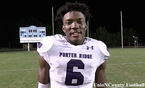 UCNCFootball's tweet photo. Brandon Perry's 3-TD night powers Porter Ridge to road win over Piedmont https://t.co/O8xUJVAhAo @PorterRidgeFB @prhs_athletics @prhsss2019 @NCGridironNews @CarolinaVarsity @HSFBamerica @NCGridiron @charlottepreps @UCPSNCAthletics @PorterRidgeHSNC @NCPreps https://t.co/TZ1p9CCVOx