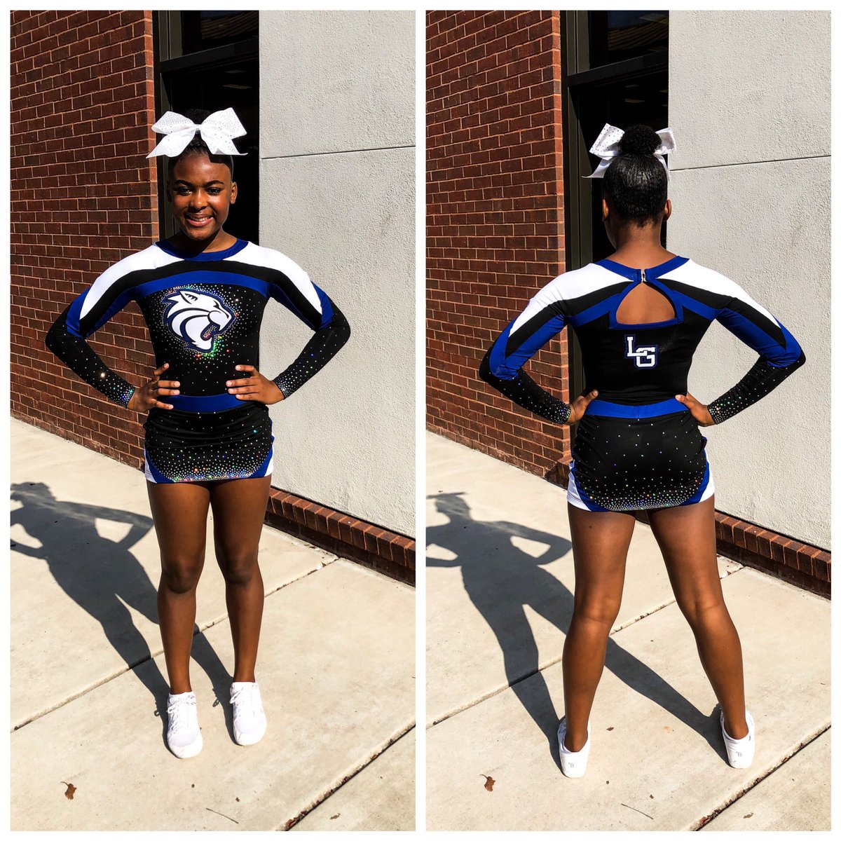 We’re in LOVE with our new uniforms! <a href="/GeorgiaHSCheer/">Georgia HS Cheerleading</a> 🖤 <a href="/VarsitySpirit/">Varsity Spirit</a> <a href="/VarsityFashions/">Varsity Spirit Fashion</a>