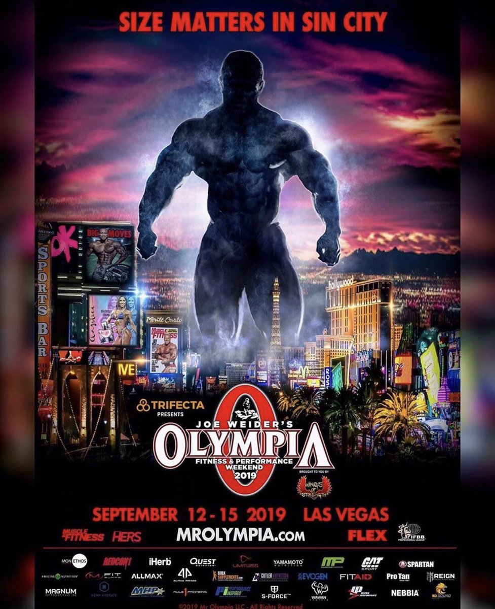 Count down to the O” #MrOlympia