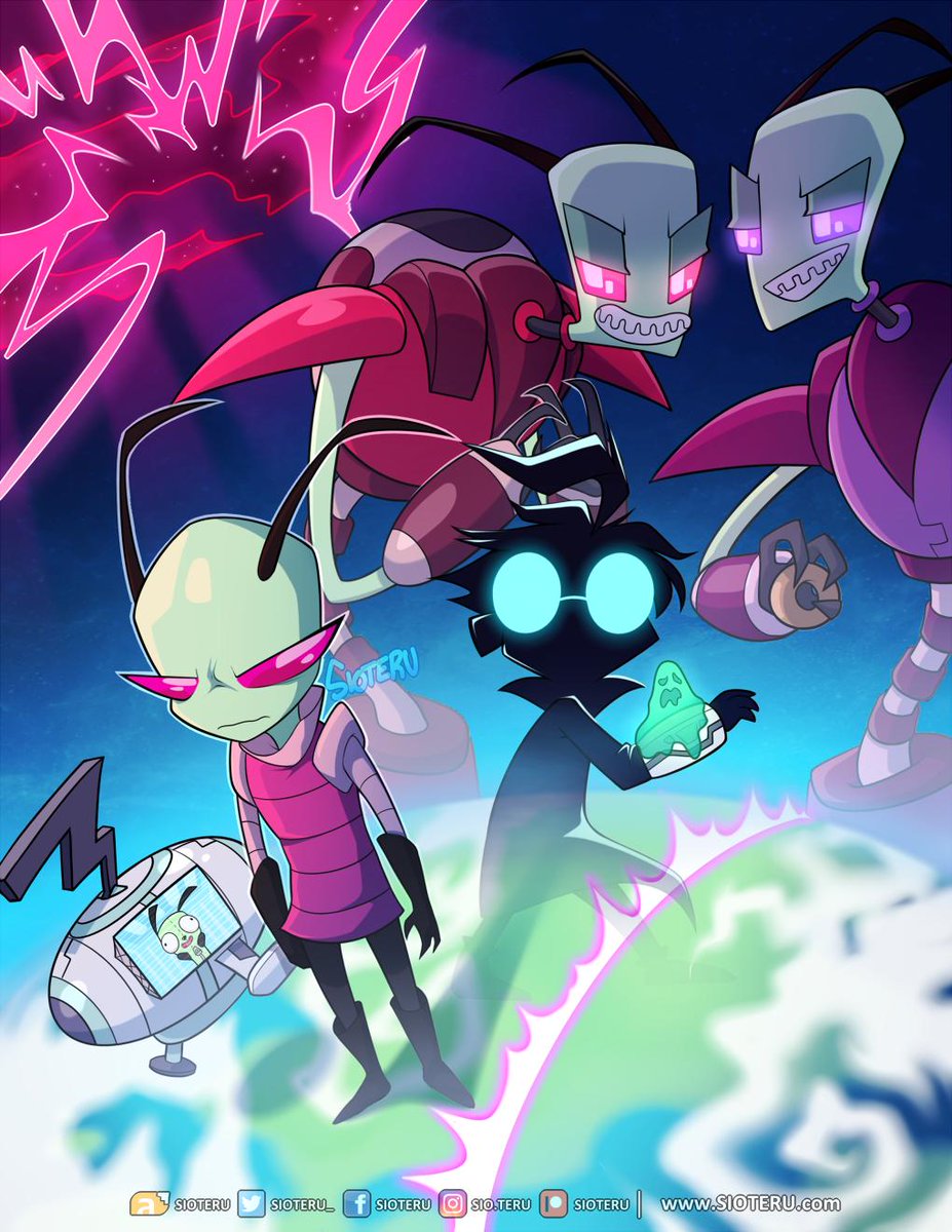 Gir Fanart Invader Zim.