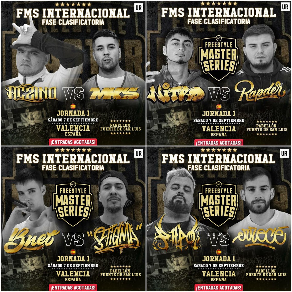 InfoFreestyle2's tweet photo. Prode - #FMSInternacional 🌍

Premio: 25€

Requisitos:

- Seguir a @ValenTripicchio, @FaridFacundo y a @LgangLGang

- Dar RT y FAV

Deberán acertar el resultado de las 4 batallas en los comentarios, teniendo en cuenta las réplicas.

Sorteo entre ganadores.

#FMSInternacional 🌎 https://t.co/BBRTzyxjmD