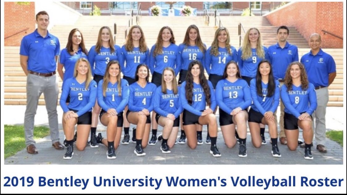 BentleyVball's tweet photo. Catch @BentleyVball back on the court today at 12pm and 4pm EST! #BentleyNation #bentleyvolleyball #falcons #GoBent @BentleyFalcons @bentleyu 

https://t.co/VvJPs8tVbC https://t.co/dqvc6tttIn