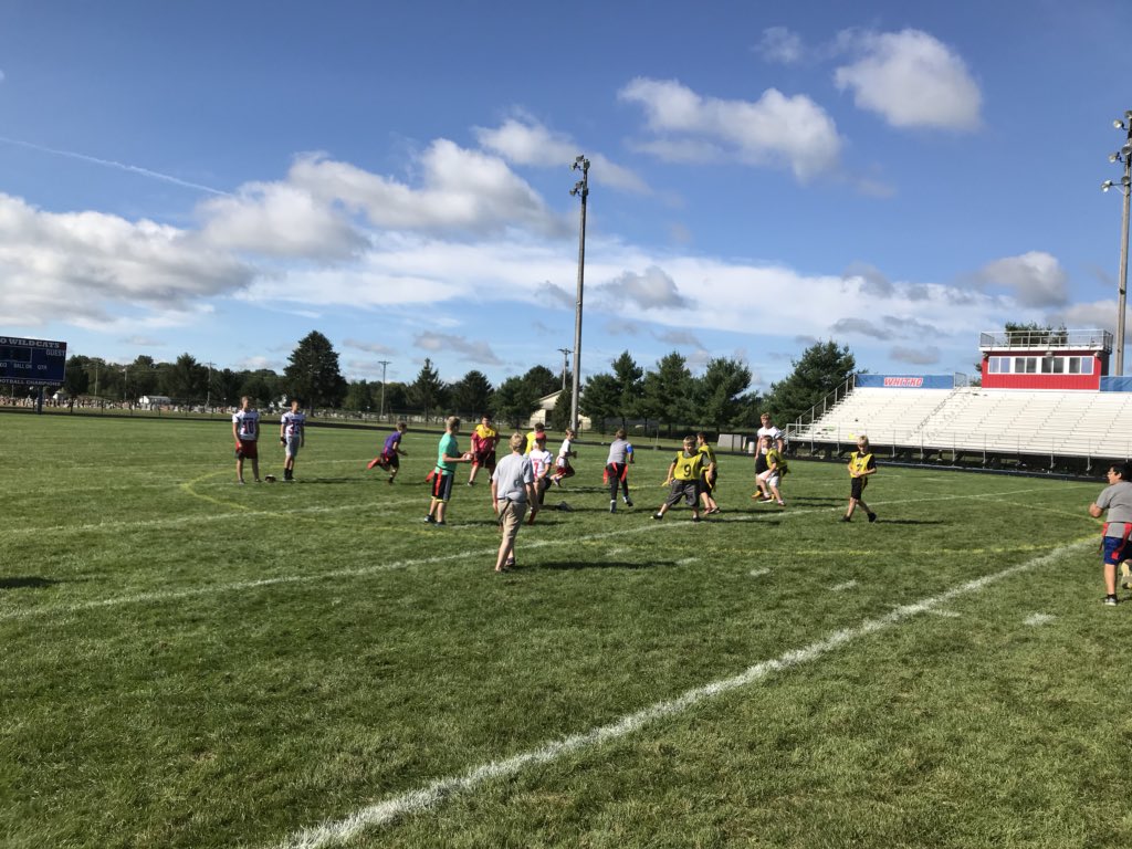 WhitkoAthletics's tweet photo. Whitko Flag Football enjoying a beautiful Saturday morning.
#WhitkoPRIDE https://t.co/baZwbgCT2R